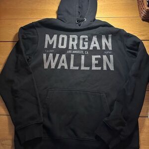 Morgan Wallen 2023 tour hoodie medium black
